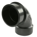ABS Elbow 90° x 4in (HxSp) Long Turn - Black