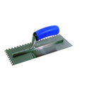 Trowel Notched 11in x 41/2in (1/4in x 1/4in sq Notch) Blue Handle