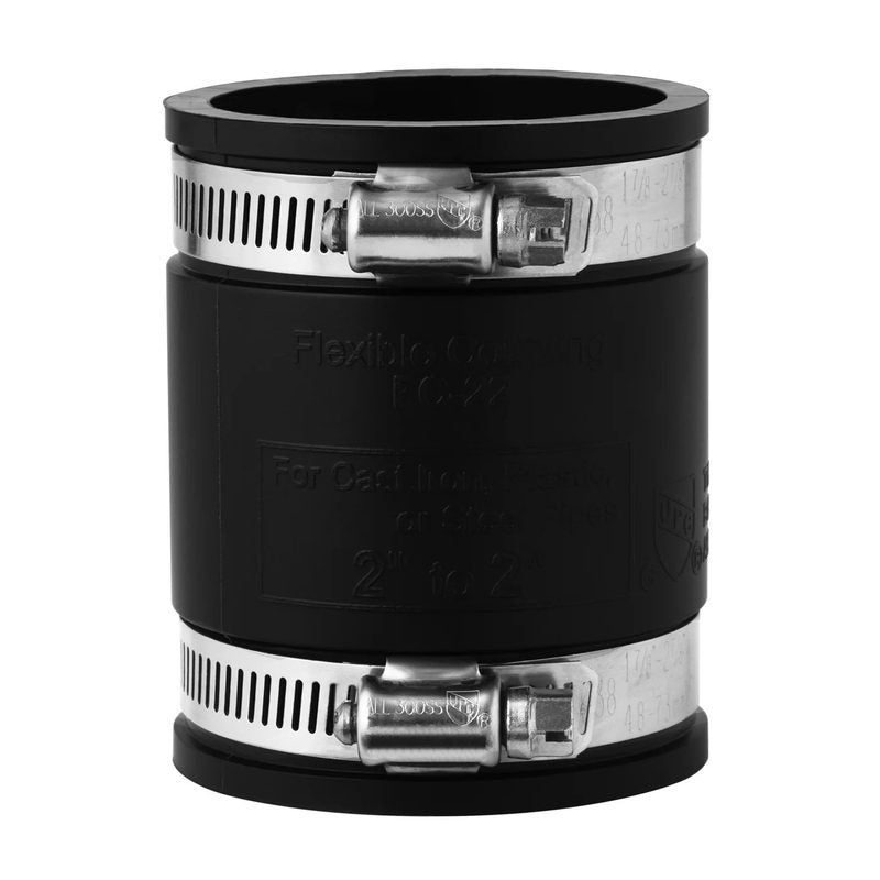 Flexible Coupling 3" x 3" - Cast Iron/plastic/steel/lead