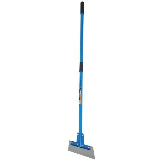 Heavy Duty Floor Scraper 12in with 55in Fiberglass Handle