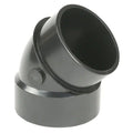 ABS Elbow 45° x 4in (HxSp) - Black