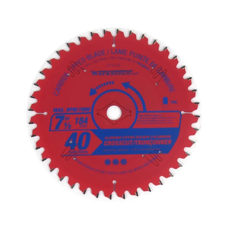 Saw Blade Aluminum TCG Cut 7-1/4in 40T