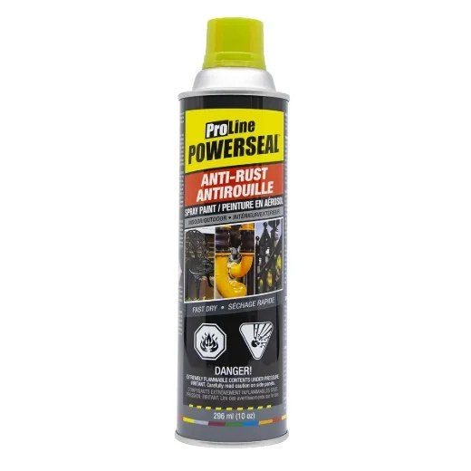 Proline Anti-rust Spray Paint 296 mL (10 oz) Gloss Yellow CAD