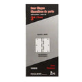 2 pc Door Hinge 3in x 3in x 2 mm Square Corner Black Steel