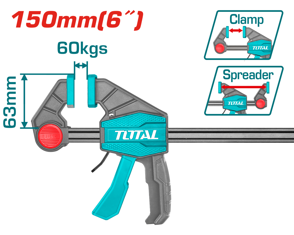 Quick Bar Clamp - 6 in.