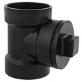 2-inch ABS Cleanout Tee with a Plug