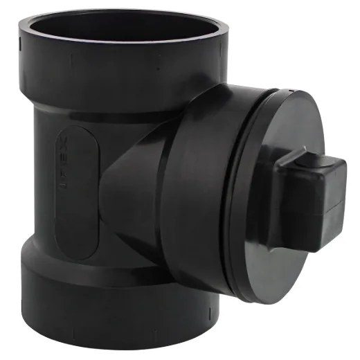 2-inch ABS Cleanout Tee with a Plug