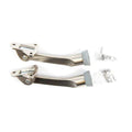 2PK Kickdown Door Stop Zinc Alloy - Satin Nickel
