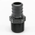 DAP Pex Poly Male Adapter Barb to MPT 1/2 x 1/2in - Black