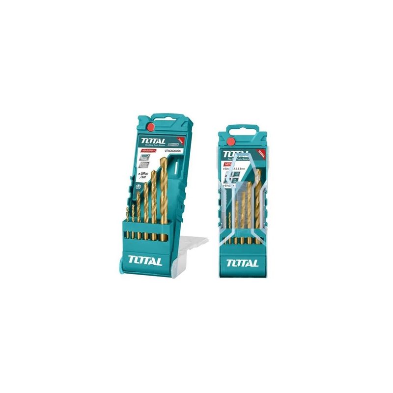 6 pc HSS Twist Drill Bits Set