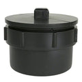 ABS Cleanout with Plug 4in - Black