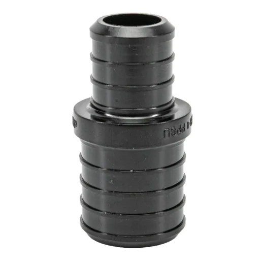 Pex Poly Coupling Barb to Barb 1 x 3/4in - Black