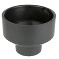 ABS Reducing Coupling 4in x 2in - Black