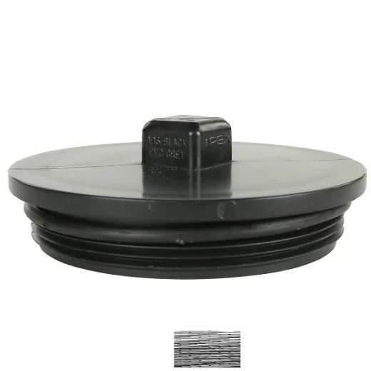 ABS MPT Plug 4in - Black