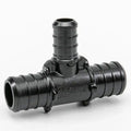 Pex Poly Tee Barb to Barb 1 x 3/4 x 3/4in - Black