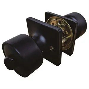 Door Lock Knob Privacy Cove - Matte Black