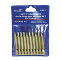 10PK Driver Bit sq #2 -2in