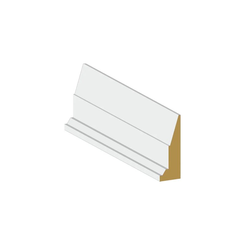 Backband Pine Primed - 3/4 x 1-1/4 x 16 ft