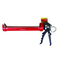 Pro Rotating Cradle-style Caulking Gun with Auto Flow Stop 13in - Red