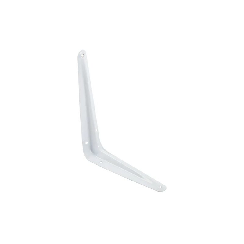 Steel Shelf Bracket 12in x 14in - White