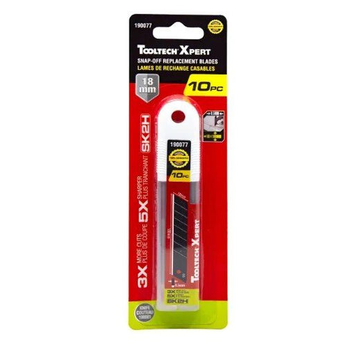 10 pc Snap-off Blades SK2H 18 mm with Dispenser