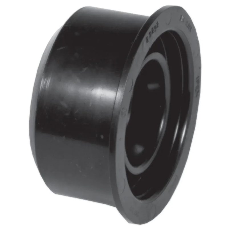 ABS Flush Bushing 4in x 3in - Black