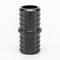 Pex Poly Coupling Barb to Barb 3/4in - Black