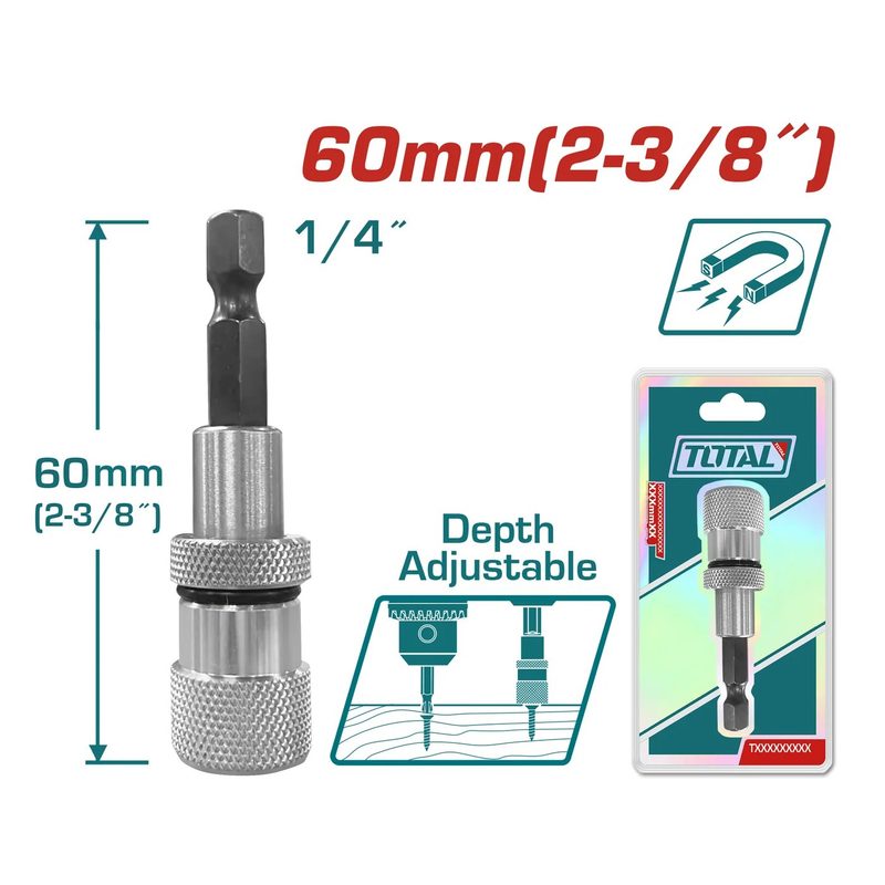 Limit Screwdriver Bit Holder - 2-3/8 in.
