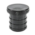 Pex Poly Plugs Barb to Barb 1in - Black