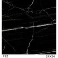 Nero Marquina 24" x 24" Polished