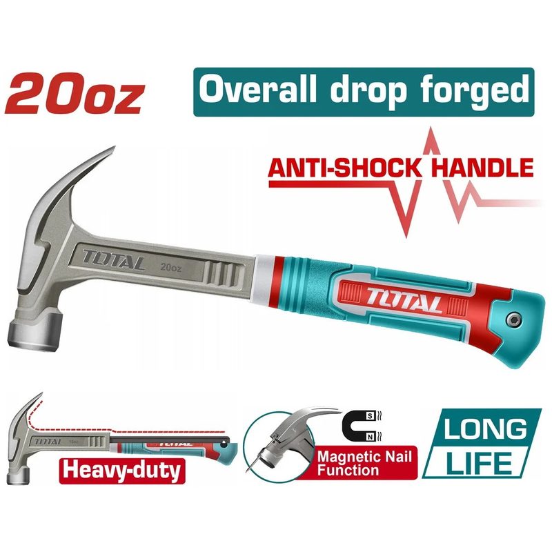 20 oz Industrial Claw Hammer