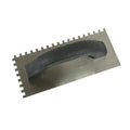 Trowel Notched 9in x 4in ( 1/4in x 1/4in sq Notch) Black Handle Econo