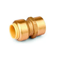 Push-fit Brass Coupling FNPT 1/2 x 1/2in Lead-free