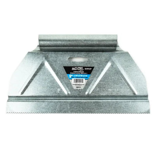 Spreader 9in 1/16in x 1/16in x 1/16in V Notch